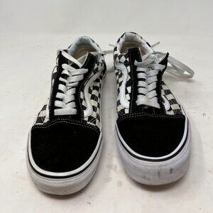 Vans Black Checkered Skate Shoes Mens 7